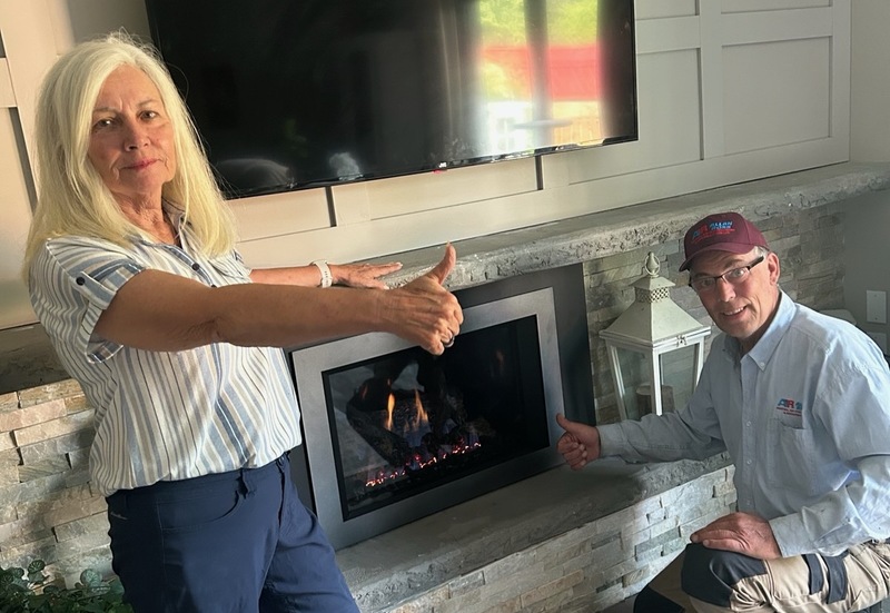 Allan Ross Heating fireplace service